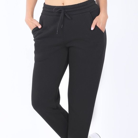 ✨Black Joggers Sweat Pants NWT - Picture 1 of 3